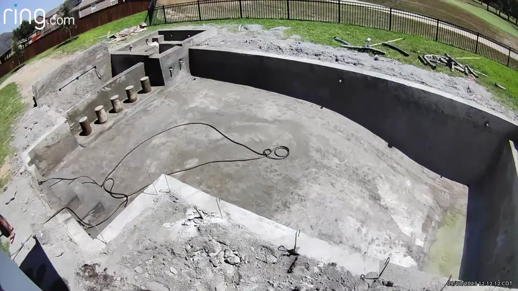 Real build footage: Gunite